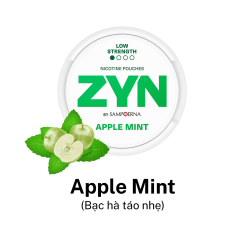 ZYN Apple Mint Low (Vị bạc hà táo nhẹ) - 1.5mg